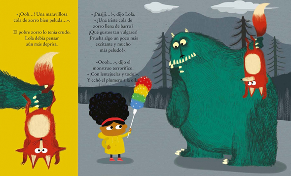 Ilustración de Lola y el monstruo