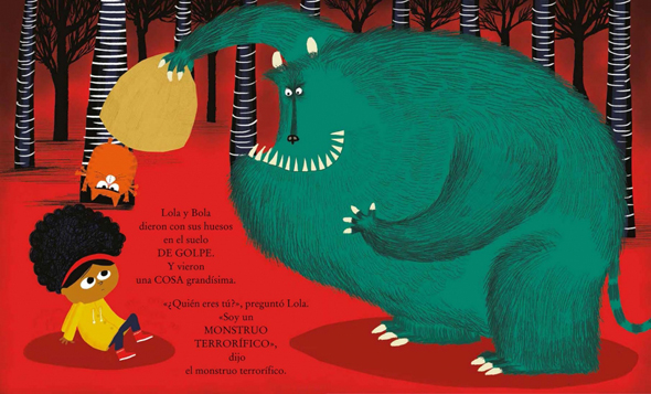 Ilustración de Lola y el monstruo