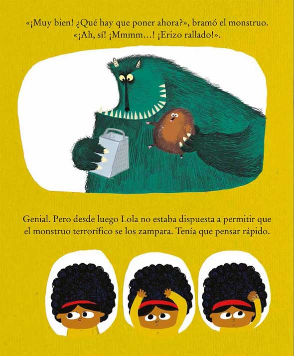 Ilustración de Lola y el monstruo
