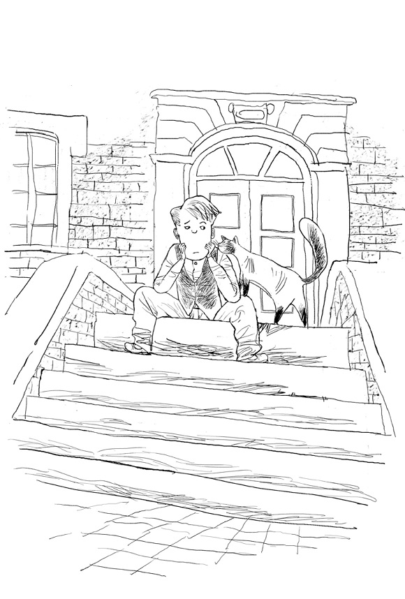 Ilustración de El aprendiz de brujo y Los Invisibles al rescate