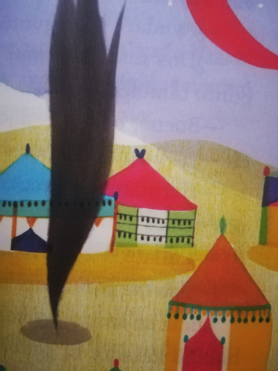 Ilustración de Al desierto por un pez