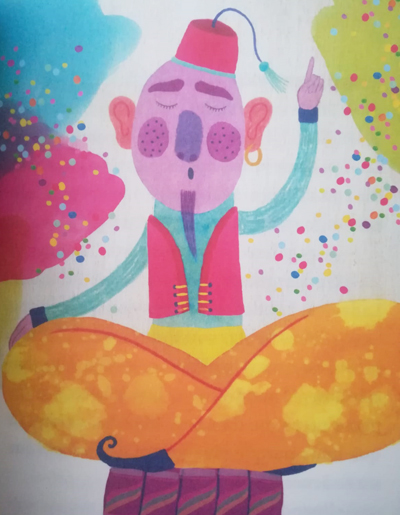 Ilustración de Al desierto por un pez