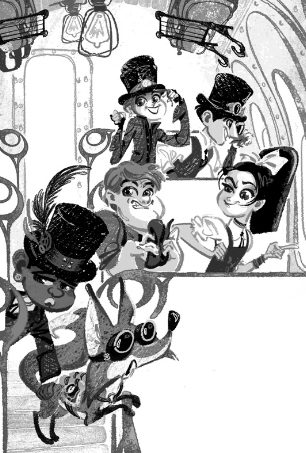 Ilustración de Las inauditas apariciones de la Isla de Nolan