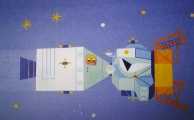 Ilustración de ¡A la luna!