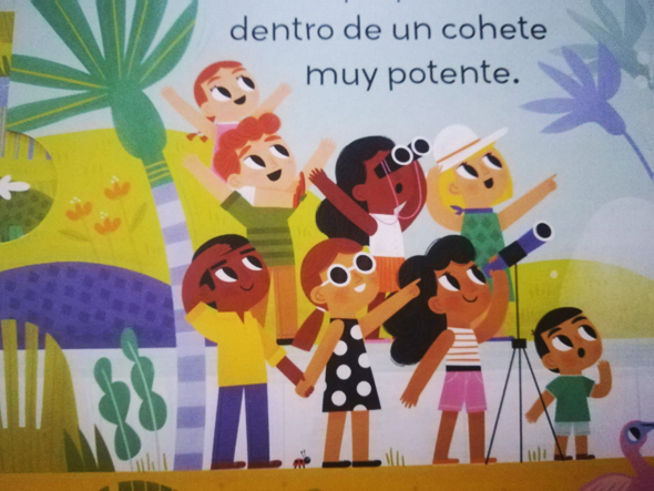 Ilustración de ¡A la luna!