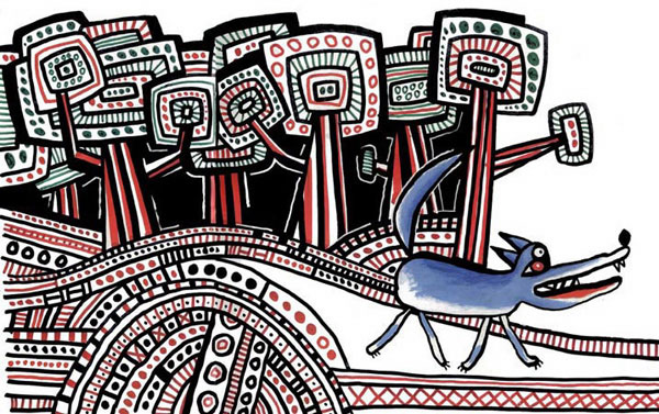 Ilustración de La verdadera historia de Caperucita Roja