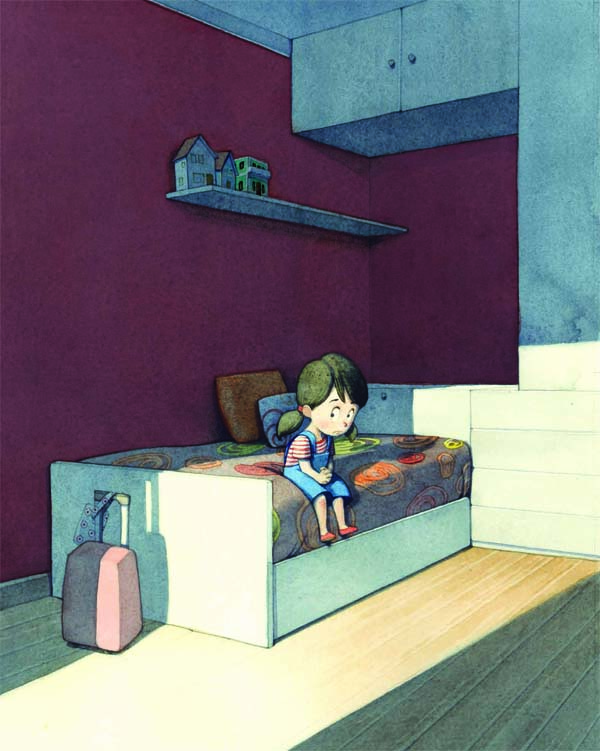 Ilustración de Seis años, seis casitas
