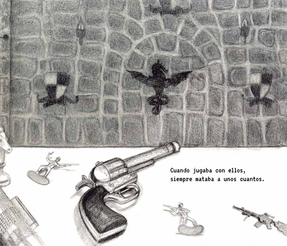 Ilustración de Tengo un tanque de juguete
