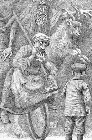 Ilustración de Zlateh, la cabra y otras historias