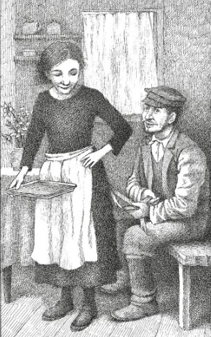 Ilustración de Zlateh, la cabra y otras historias