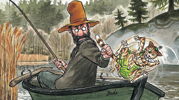 Ilustración de Pettson se va de pesca