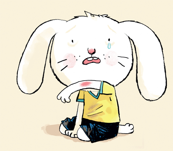 Ilustración de Pupas y tiritas