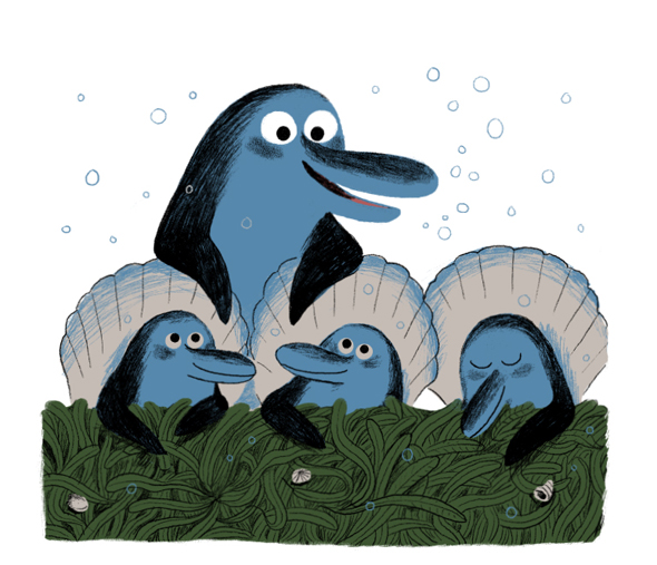 Ilustración de El cuento de la noche
