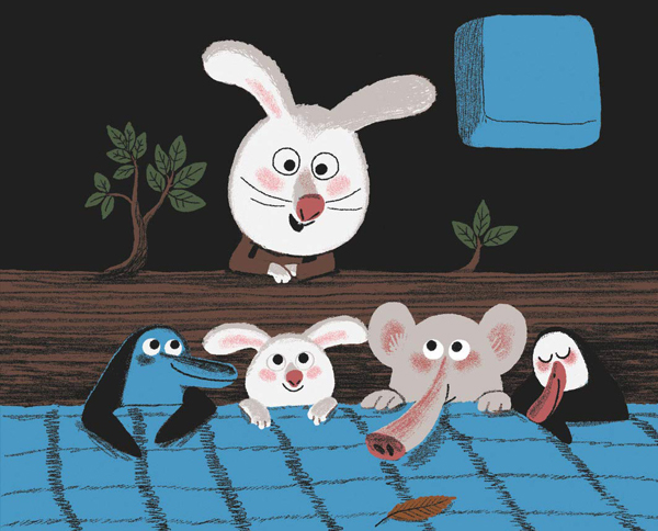 Ilustración de El cuento de la noche