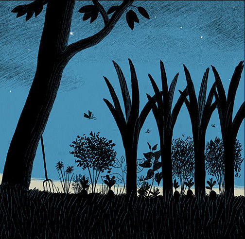 Ilustración de El cuento de la noche