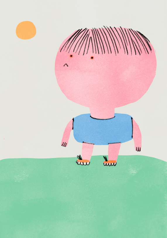 Ilustración de Bubble Gum Boy
