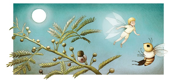 Ilustración de Las aventuras de la abeja Maya