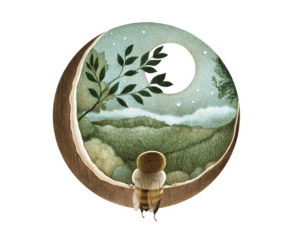 Ilustración de Las aventuras de la abeja Maya