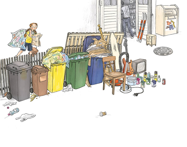 Ilustración de Basura