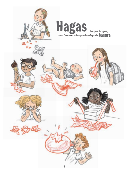 Ilustración de Basura