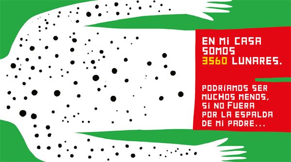 Ilustración de En mi casa somos...