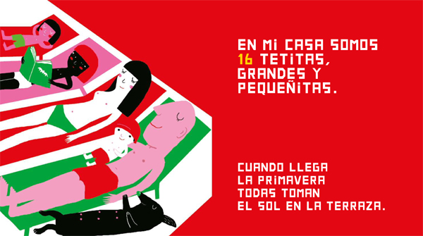 Ilustración de En mi casa somos...