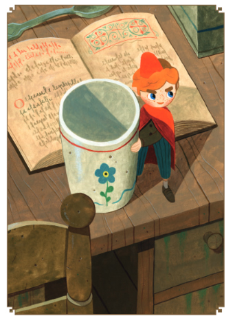 Ilustración de El maravilloso viaje de Nils Holgersson a través de Suecia