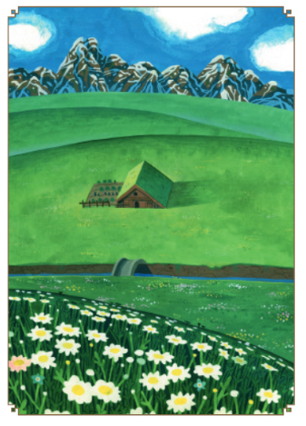 Ilustración de El maravilloso viaje de Nils Holgersson a través de Suecia