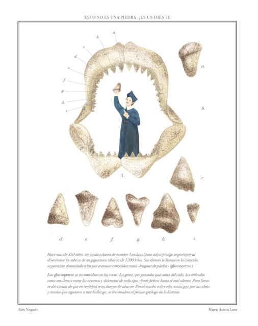 Ilustración de Un millón de ostras en lo alto de la montaña