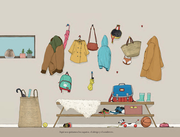 Ilustración de La casa en el bosque