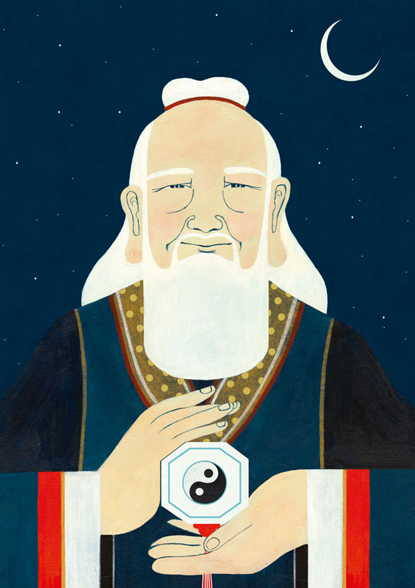 Ilustración de 100 filósofos que han marcado la historia