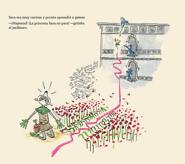 Ilustración de La princesa Sara no para