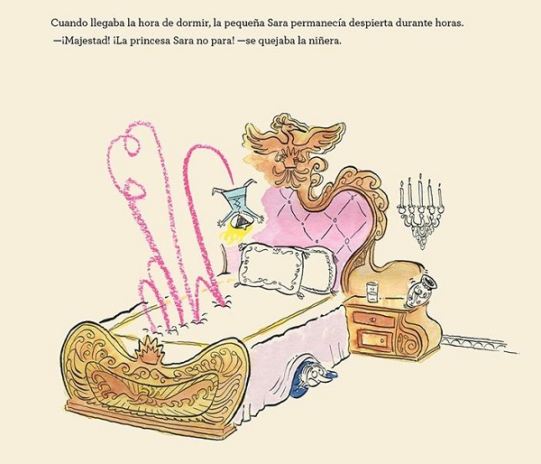 Ilustración de La princesa Sara no para