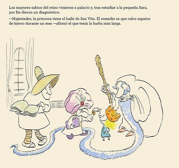 Ilustración de La princesa Sara no para