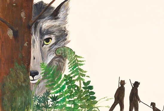 Ilustración de El viejo lobo