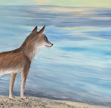 Ilustración de El viejo lobo