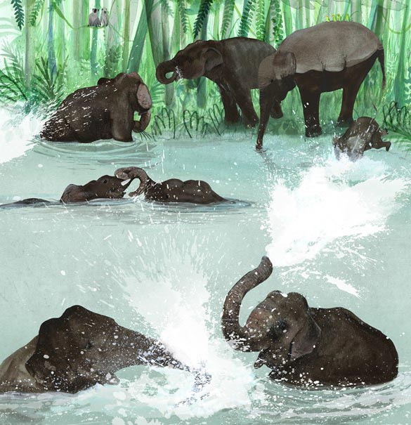 Ilustración de El elefante