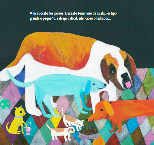 Ilustración de El perro de Milu