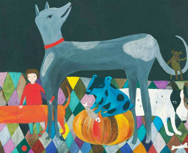 Ilustración de El perro de Milu