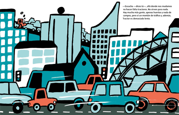 Ilustración de Tractor viene conmigo