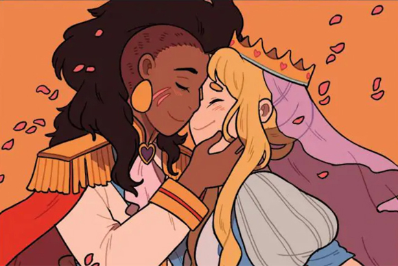 Ilustración de Érase una vez dos princesas