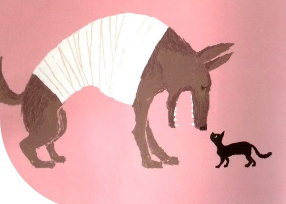 Ilustración de Rady, el gato enfermero