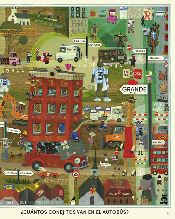 Ilustración de Otto pasea por la ciudad