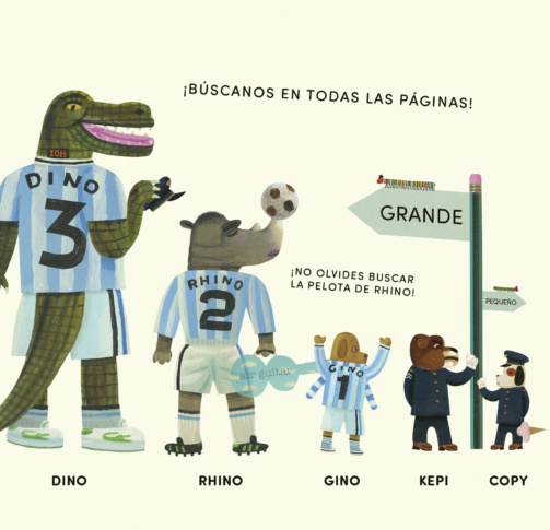 Ilustración de Otto pasea por la ciudad