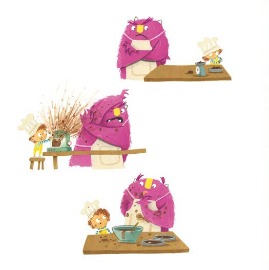 Ilustración de El banquete de los monstruos