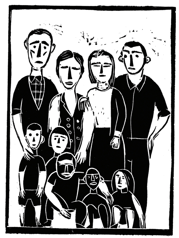 Ilustración de Delibes en bicicleta