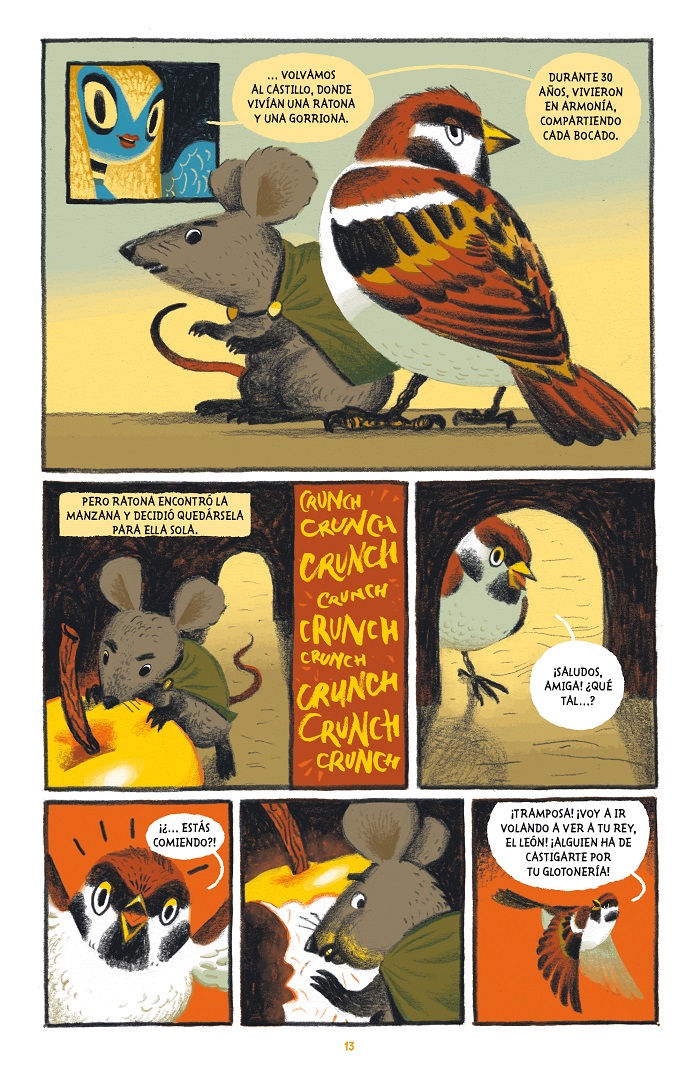 Ilustración de El Rey de los Pájaros