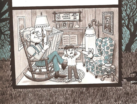 Ilustración de Cuentos de fantasmas del abuelo