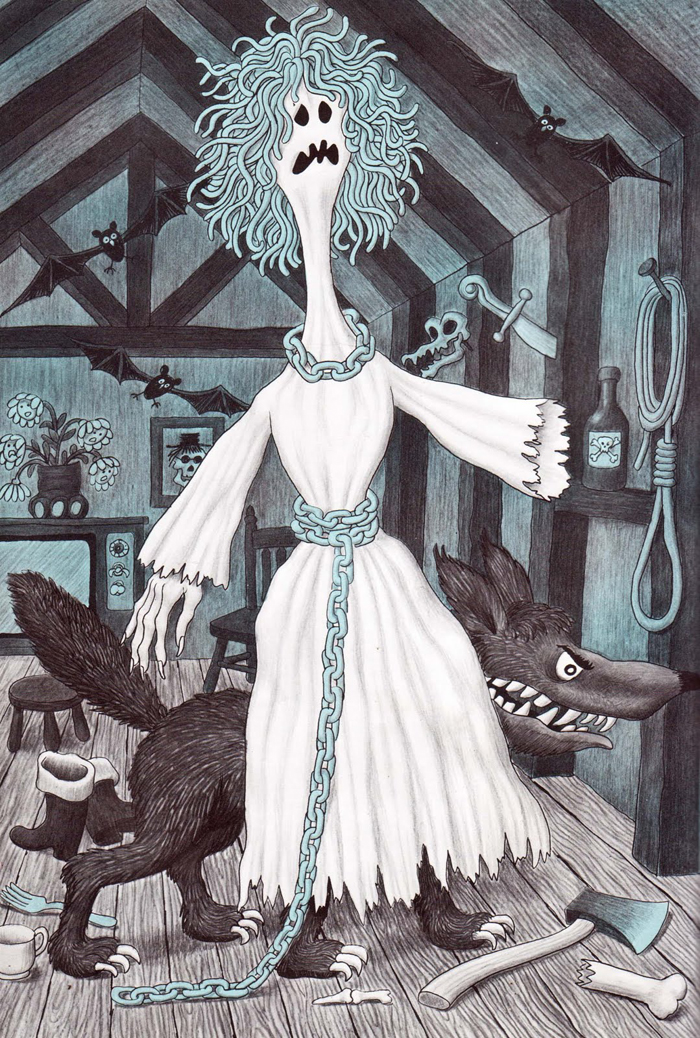 Ilustración de Cuentos de fantasmas del abuelo