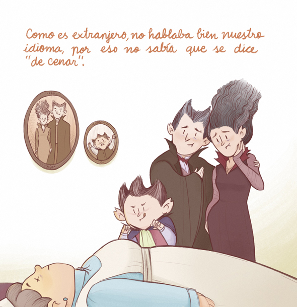 Ilustración de Hay un niño nuevo en clase